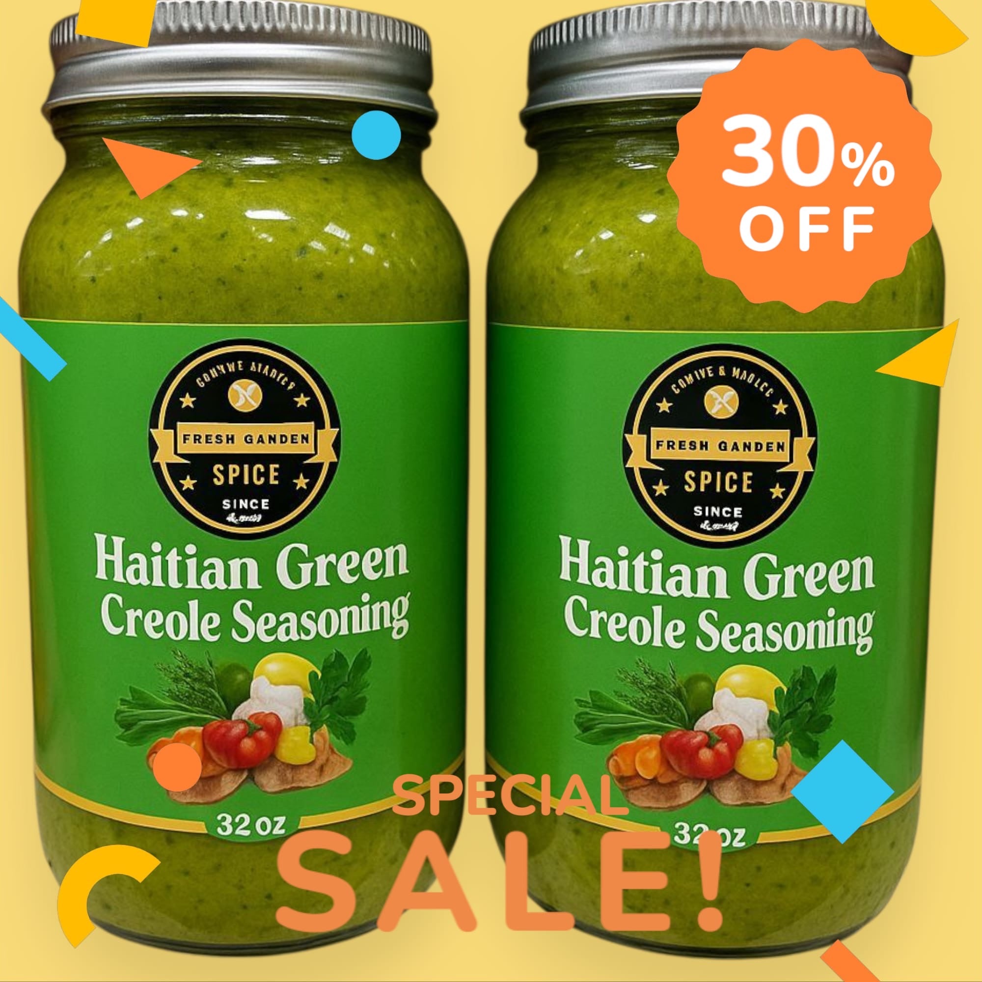 Green Creole Seasoning ( Haitian Epis)
