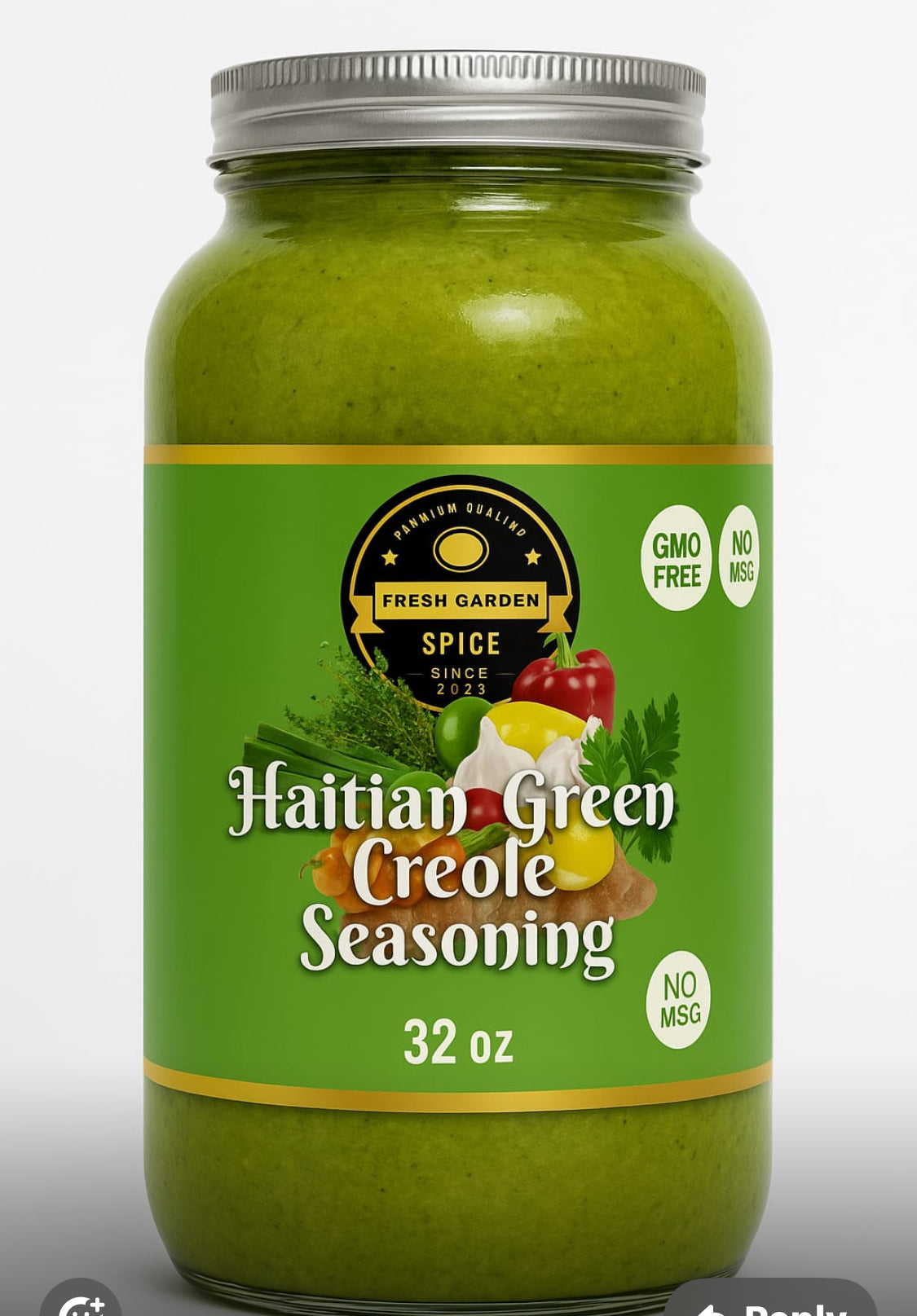 Green Creole Seasoning ( Haitian Epis)