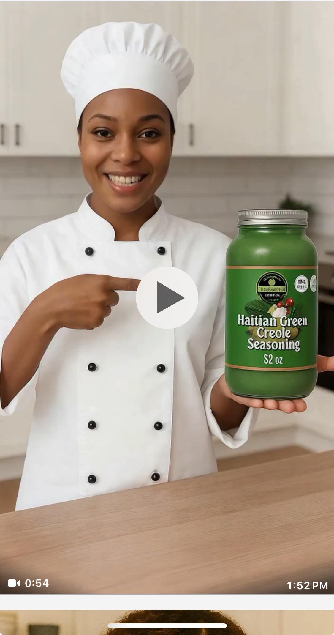 Organic Green Creole Seasoning: Haitian Epis, 16 oz