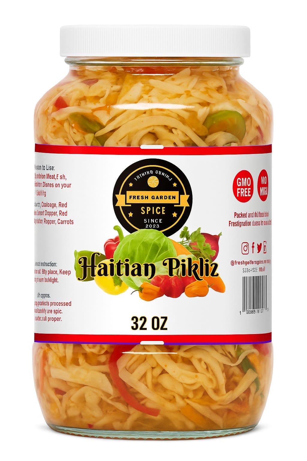 Haitian Pikliz 32 oz