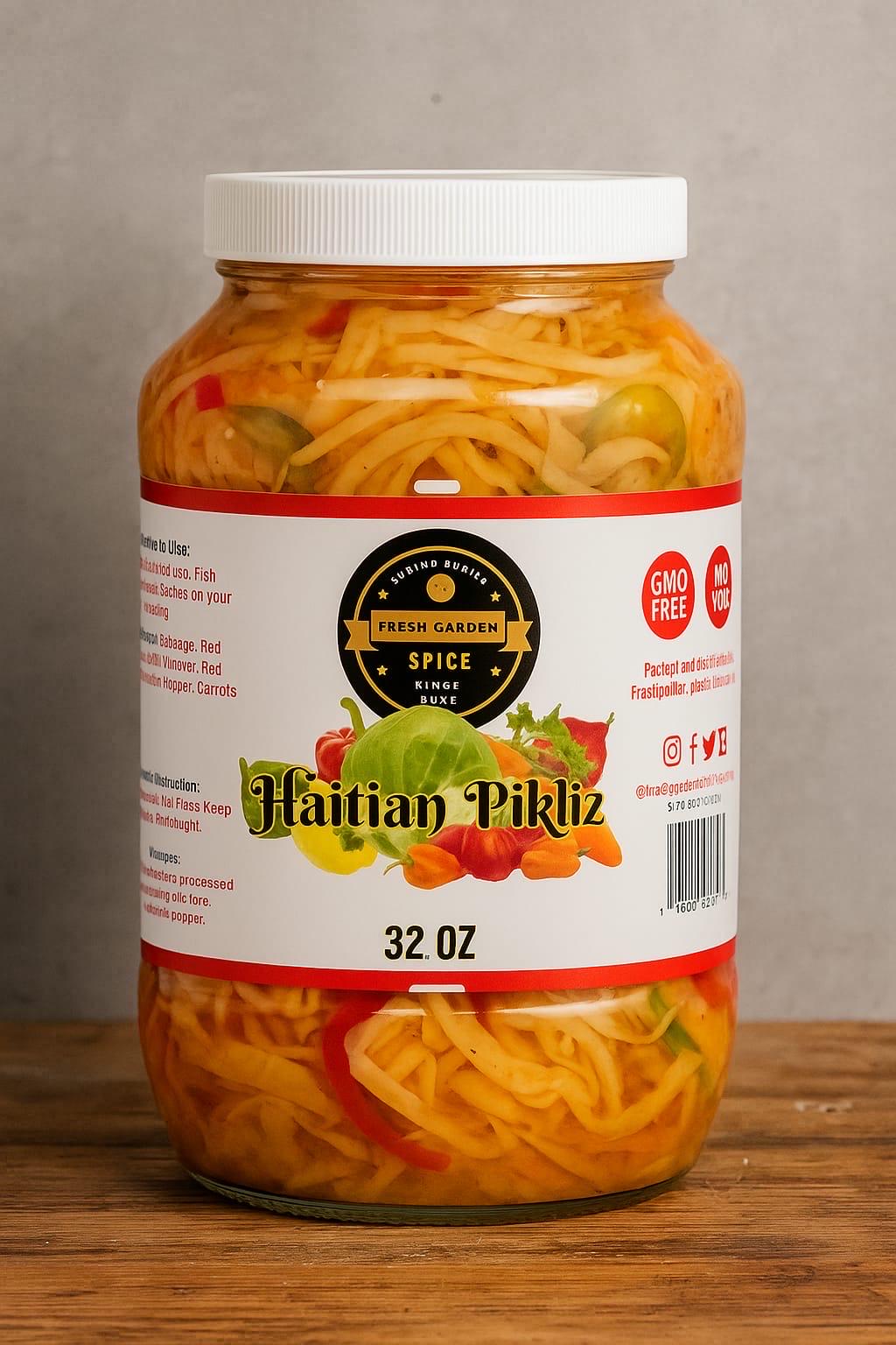 Haitian Pikliz 32 oz